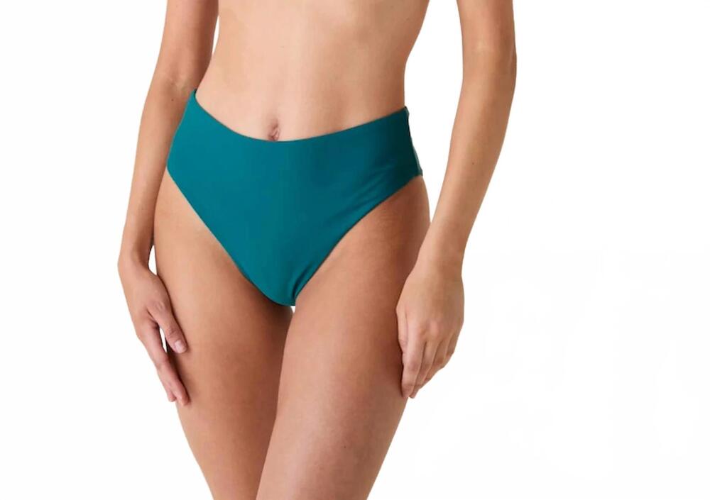 NEW ANDIE SWIM 90s high waist bikini bottom in caribbean